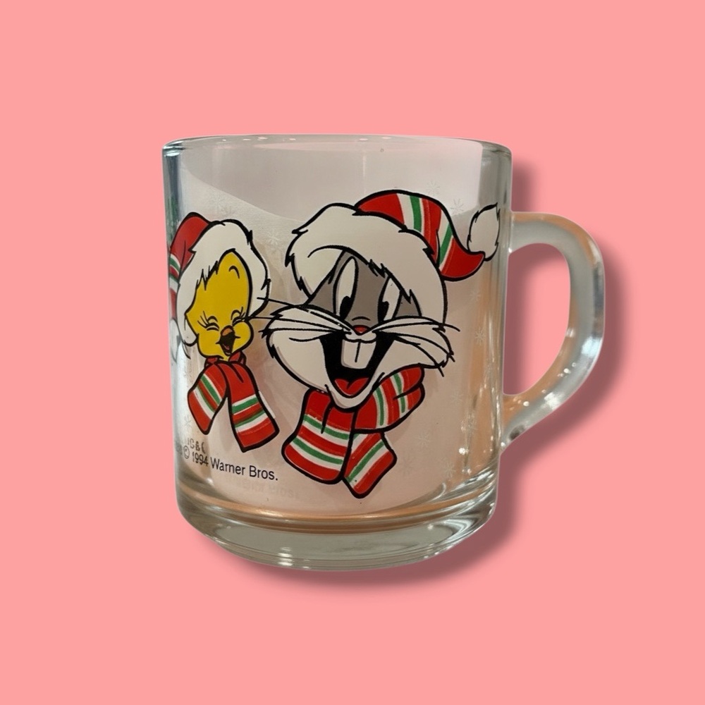 2 For $20 - Looney Tunes Holiday Glass Mug - Warner Bros.